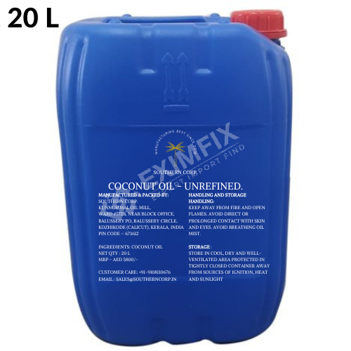 Coconut Oil 20 Liter - CAS No. 8001-31-8