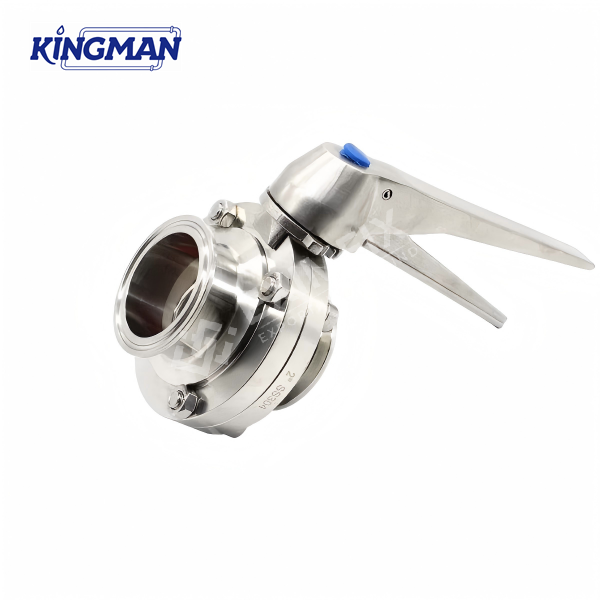 Sanitary Tri Clamp Butterfly Valve SS304/SS316L